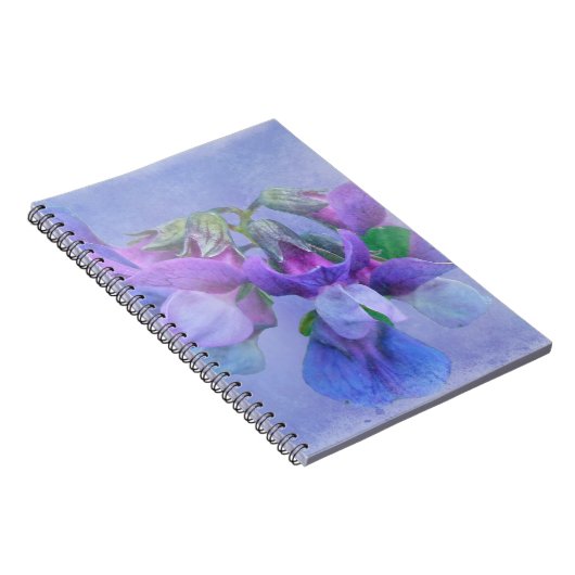 Beach Pea Blume Notizblock (Rechte Seite)