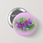 Beach Pea - Lathyrus japonicus - Wildblume Button (Vorne & Hinten)