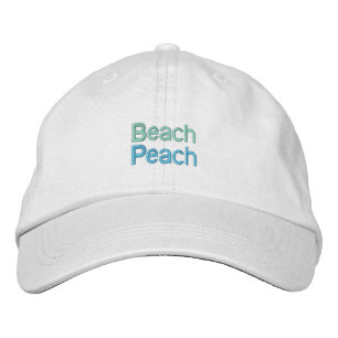 BEACH PEACH BESTICKTE KAPPE