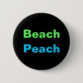 BEACH PEACH-Taste Button (Vorderseite)
