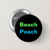 BEACH PEACH-Taste Button (Vorne & Hinten)