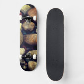 Beach Pebble Pattern Skateboard (Vorderseite)