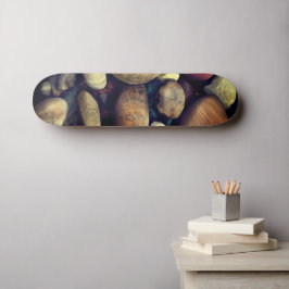 Beach Pebble Pattern Skateboard