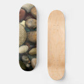 Beach Pebble Pattern Skateboard (Vorderseite)