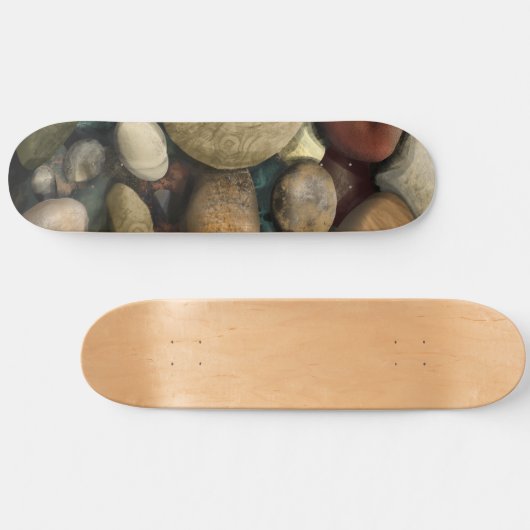 Beach Pebble Pattern Skateboard (Horizontal)