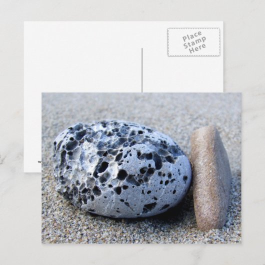 Beach Pebbles Postkarte (Vorne/Hinten)