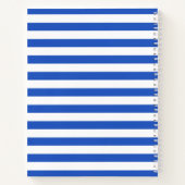 Beach Pelican Blue White Stripes Socken Sie die So Notizblock (Rückseite)