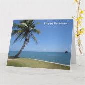 Beach-Pensionskarte groß Karte (Gelbe Blume)