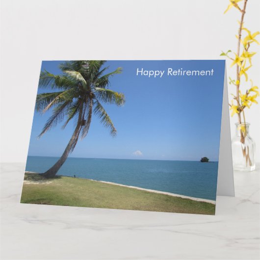 Beach-Pensionskarte groß Karte (Gelbe Blume)