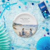 Beach Picnic Bachelorette Letzten Toast an der Küs Pappteller (Party)