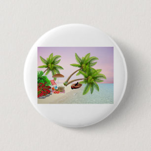 Beach Picnic Boat Bush Palm Trees Beach Chair Button