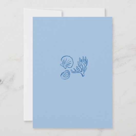 Beach Picnic Einladung (Rückseite)