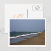 Beach Pier Postkarte (Vorne/Hinten)