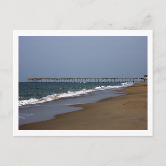 Beach Pier Postkarte (Vorderseite)