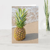 Beach Pineaple Friend's Geburtstag Karte (Vorderseite)
