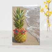 Beach Pineaple Friend's Geburtstagskarte Karte (Gelbe Blume)