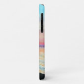 Beach Pink Blue Sunset Artwork Case-Mate iPhone Hülle (Hinten/Links)