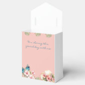 Beach Pink Blume Tropisches Brautparty Geschenkschachtel (Geöffnet)