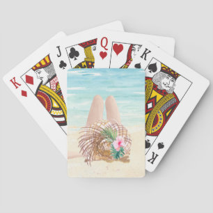 Beach Playing Cards mit Beauty Spielkarten