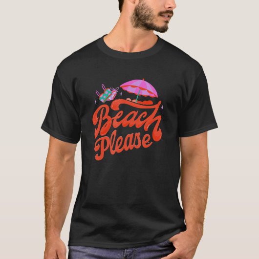 Beach Please! Island Beach T-Shirt (Vorderseite)