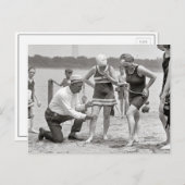 Beach Police, 1922. Vintages Foto Postkarte (Vorne/Hinten)