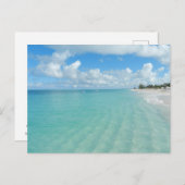Beach Postcard - Grace Bay Beach, Turks und Caicos Postkarte (Vorne/Hinten)
