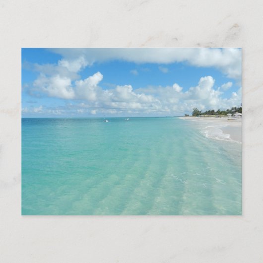 Beach Postcard - Grace Bay Beach, Turks und Caicos Postkarte (Vorderseite)