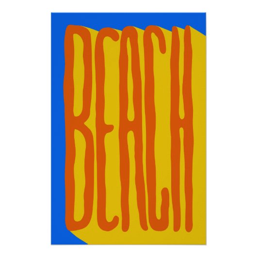 Beach Poster (Vorderseite)