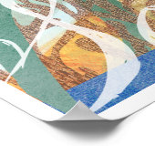 Beach Poster IV, "Seashore mit Tulip Muschel" (Ecke)