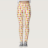 Beach Print Beachball Crab Sun Starfish Sommer Leggings (Vorderseite)