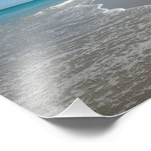 Beach Print Ocean II Fotodruck (Ecke)