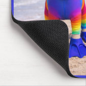 Beach Puggy Mousepad (Ecke)