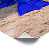 Beach Puggy Poster (Ecke)