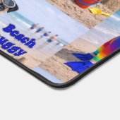 Beach Puggy Schreibtischunterlage (Ecke)