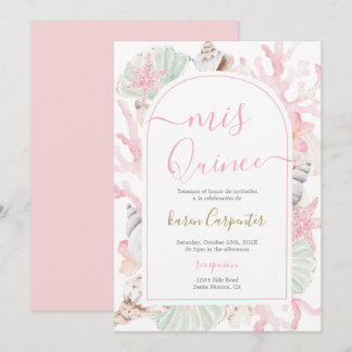 Beach Quinceanera Invitation Einladung