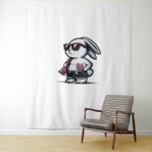 Beach Rabbit Bunny Beach Goer Summer Wandteppich (Beispiel)