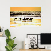 Beach Racing Kerry Irland Poster (Heimbüro)