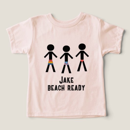Beach Ready - Drei gedeckte Typ (Design Vorderseite)