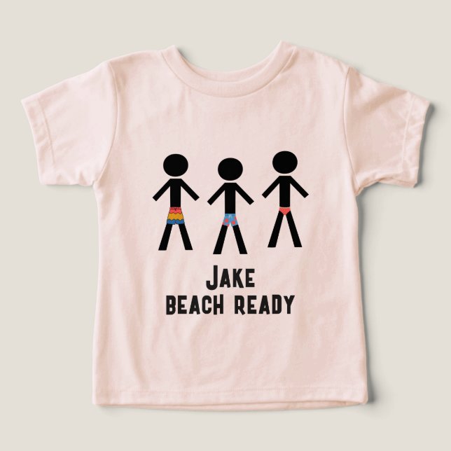 Beach Ready - Drei gedeckte Typ (Design Vorderseite)