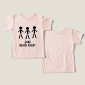 Beach Ready - Drei gedeckte Typ (Design Vorderseite & Rückseite)