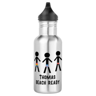 Beach Ready - Drei gedeckte Typ Edelstahlflasche