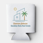 Beach Real Anwesen Company Niedlich anpassbar Dosenkühler (Rückseite)