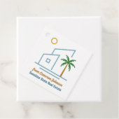 Beach Real Anwesen Company Niedlich anpassbar Geschenkanhänger (Beispiel)