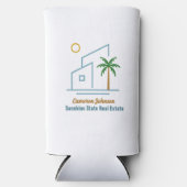 Beach Real Anwesen Company Niedlich anpassbar Selters Dosenkühler (Vorderseite)