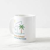 Beach Real Anwesen Company Niedlich Personalisiert Kaffeetasse (Vorderseite Links)