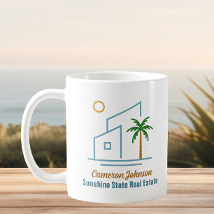 Beach Real Anwesen Company Niedlich Personalisiert Kaffeetasse
