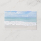 Beach Real Anwesen Piece of Paradise Sea Foam Visitenkarte (Rückseite)