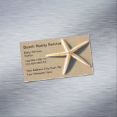 Beach Real Anwesen Starfish Design Magnetische Visitenkarte (Beispiel)