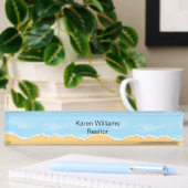 Beach Realtor Theme Namensplakette