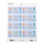 Beach Red Octopus Seepferd Starfish Baby Dusche (Vorne)